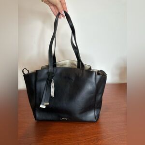 Nine West Black Tote with Structured Design